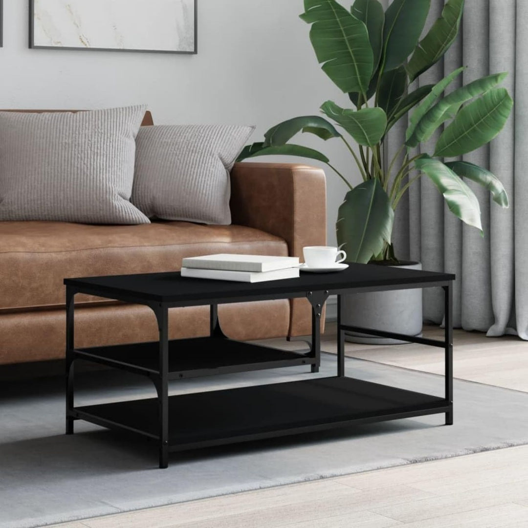 Table basse gris 90 x 49 x 40 cm