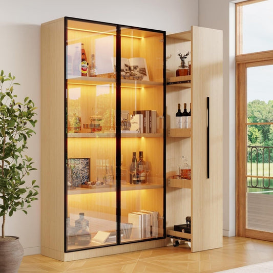 Armoire pour le salon beige