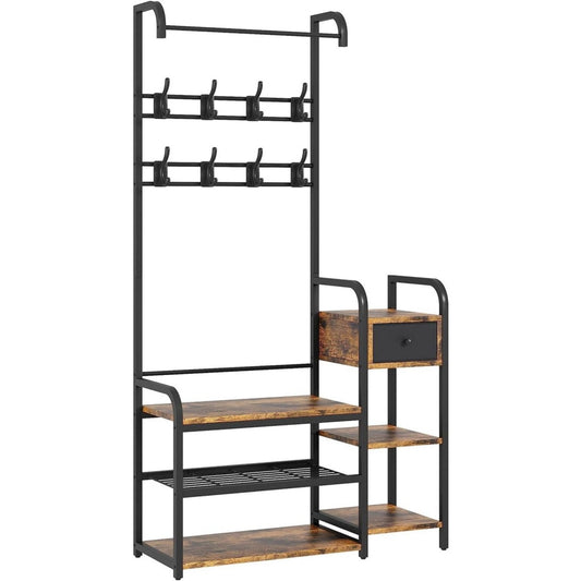 Joli portemanteau en MDF et acier