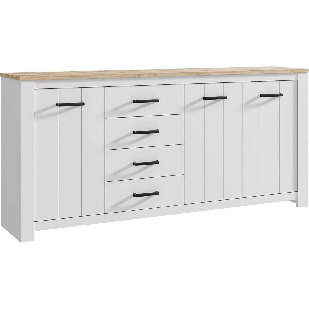 Commode gris clair en plastique