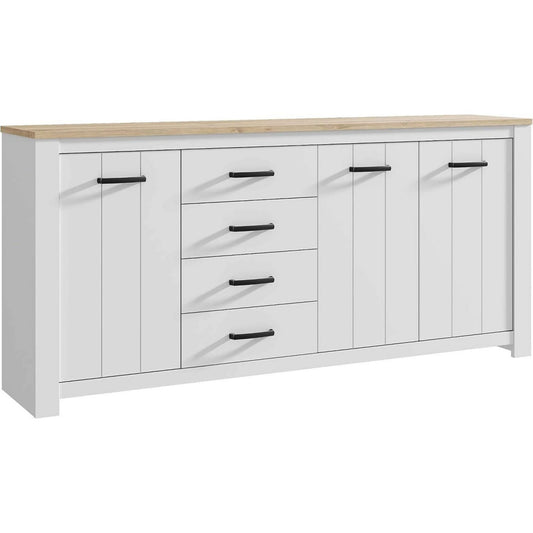 Commode gris clair en plastique