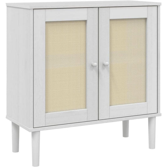 Matiere moderne, vaisselier gris clair en bois