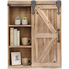 Armoire miroir d'appoint marron en acier 56 x 13 x 71 cm