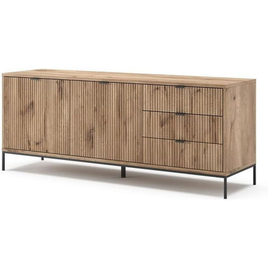 Meuble TV design moderne marron 150 x 42 x 60 cm