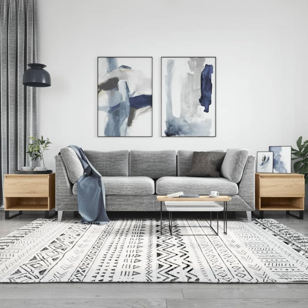 Table basse gris clair depouille 50 x 46 x 50 cm