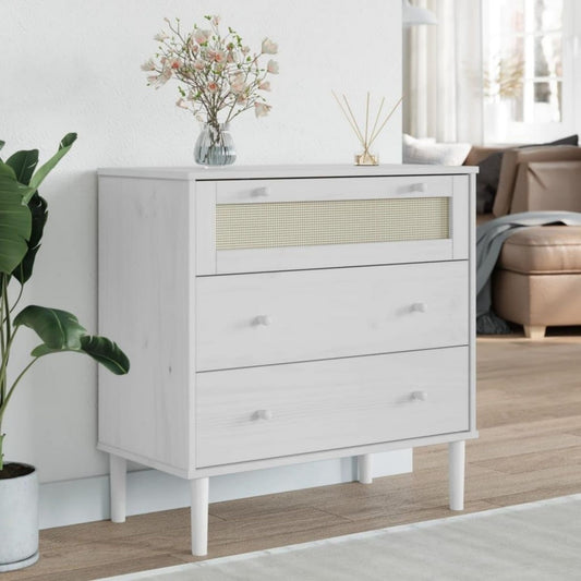 Commode rustique gris clair 86.9 x 43.1 x 15.1 cm