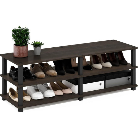 Table en hevea teinte bordeaux