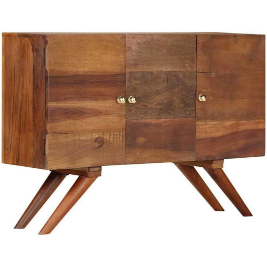 Polyvalent, meuble de rangement marron en bois massif