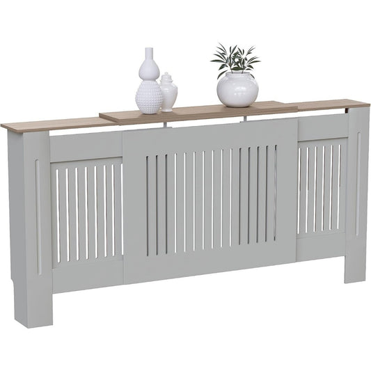 Raffinement Vintage, etagere a chaussures gris en bois