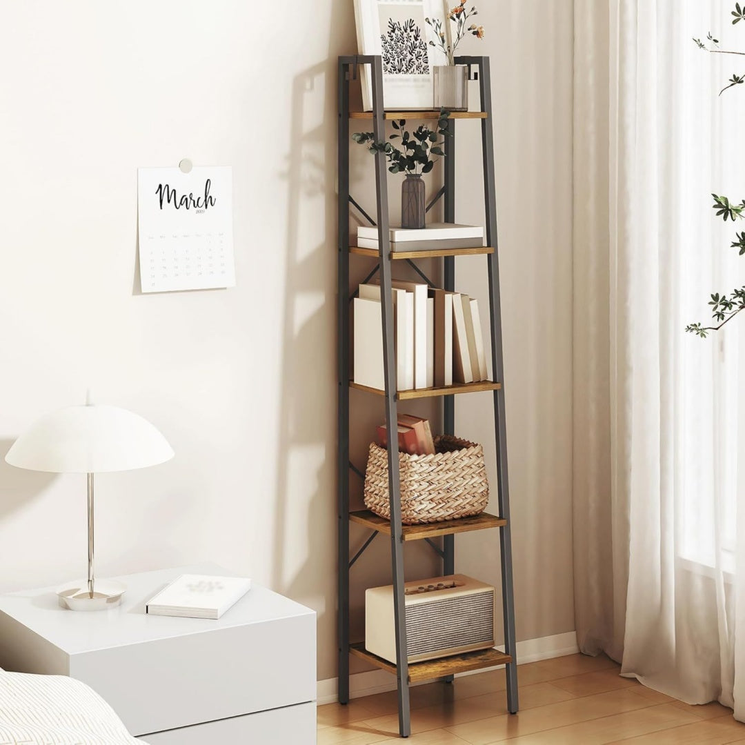 Bibliotheque gris clair en acier
