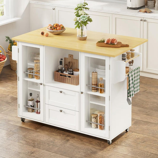Malin, Vaisselier gris clair de stylemoderne en bois