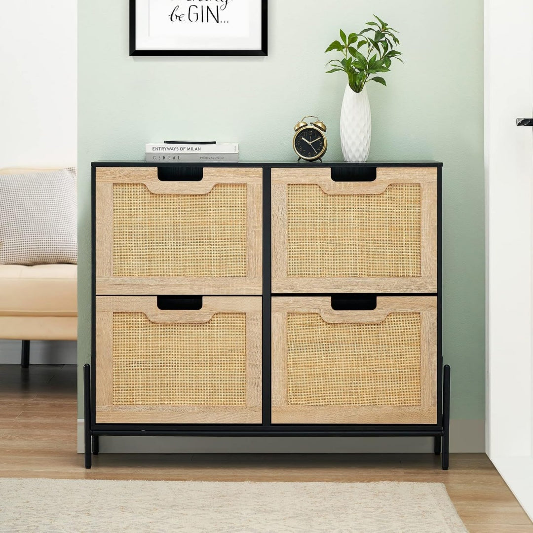 Contemporaine armoire 100 cm de large beige